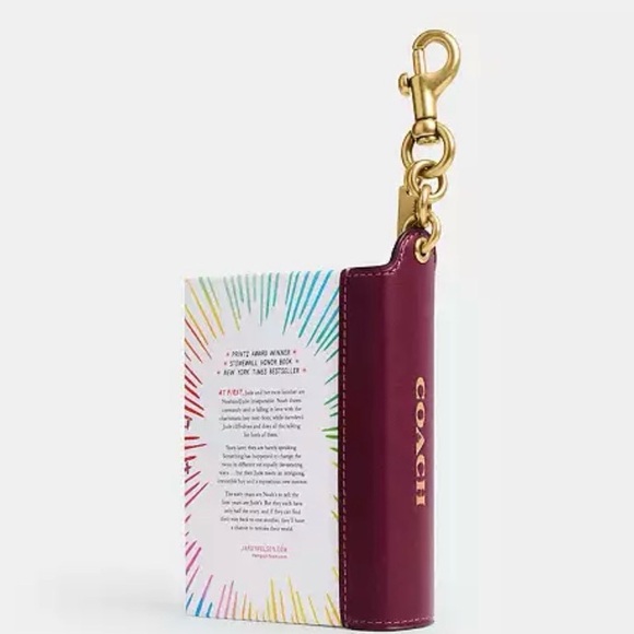 COACH I'll Give You The Sun By Jandy Nelson book charm 
NWT - Picture 4 of 8
